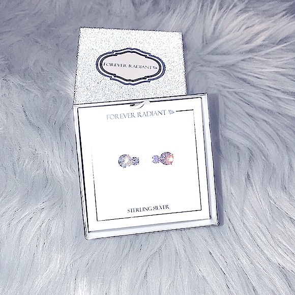 💎Brilliant Sparkle CZ 925sSterling Silver Earring - Picture 9 of 16